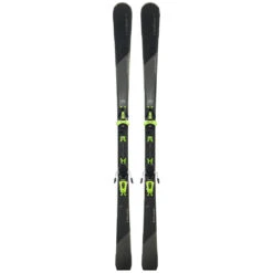 Elan Explore 8 LS Black Skis W/EL 10 GW Shift Blk/Grn Bindings 2023 -Rossignol Ski Shop elan explore 8 ls black skis w el 10 gw shift blk 1