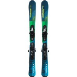 Elan Kids' Maxx QS Skis W/EL 4.5 GW Shift Bindings 2023 -Rossignol Ski Shop elan kids maxx qs skis w el 45 gw shift bindings 2 1