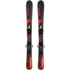 Elan Kids' Maxx QS Skis W/EL 7.5 GW Shift Bindings 2023 -Rossignol Ski Shop elan kids maxx qs skis w el 75 gw shift bindings 2 1