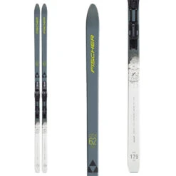Fischer Spider 62 Crown Xtralite XC Skis W/Control Step-In IFP Bindings 2024