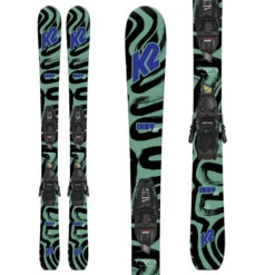 K2 Kids' Indy Skis W/FDT 7.0 Bindings 2023