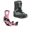 Nitro Women's Cave TLS Step On Snowboard Boots W/Women's Step On Medium Bindings Pink/Black 2023 -Rossignol Ski Shop nitro womens cave tls step on snowboard boots w wo