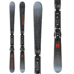 Nordica Kids' Unleashed J FDT Skis W/Jr 7.0 FDT WB Bindings 2023